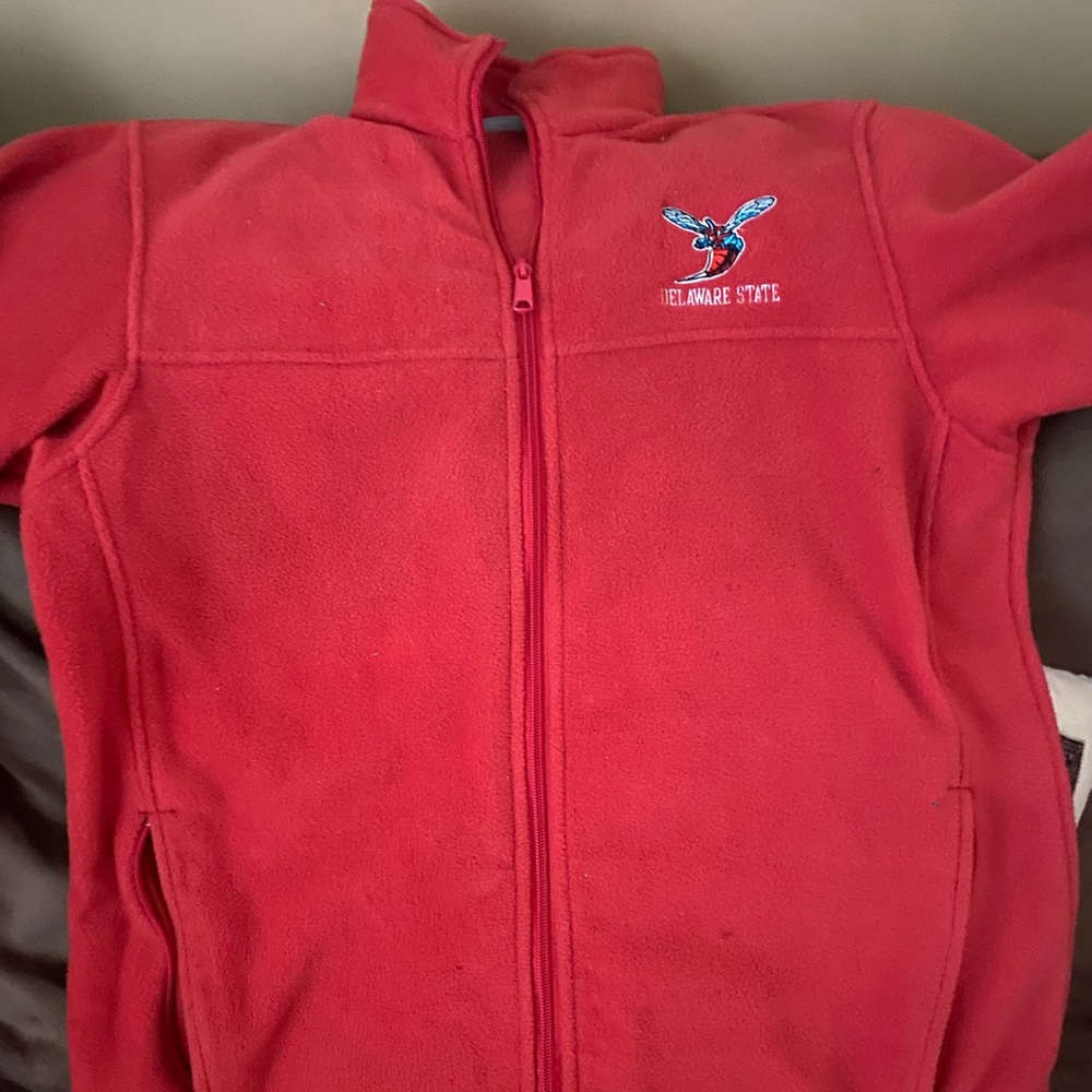 Delaware State University fleece jacket